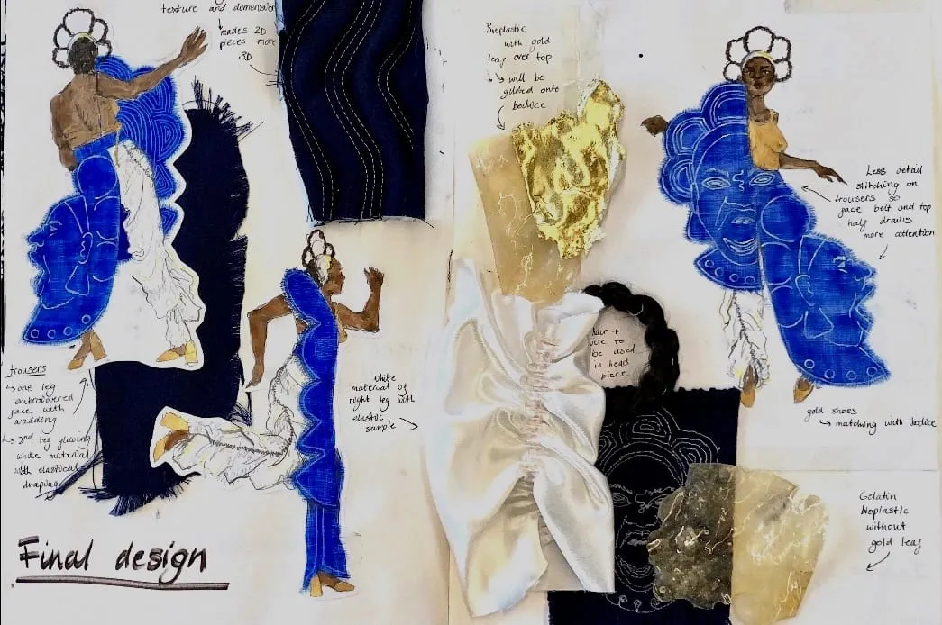 Habiba Garba behind scenes 4